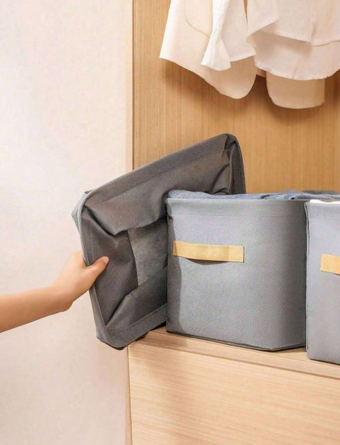 Foldable Storage Box For Clothing - Grey