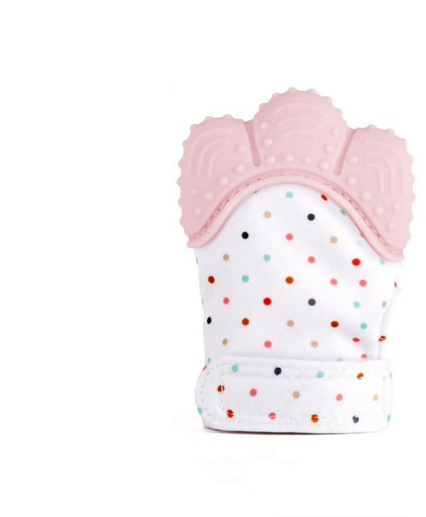 Comfy Kids Teething Mitten Glove - Pink