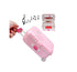 Cute Pink Suitcase Music Box Jewelry Case