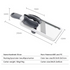 Handheld multifunctional shredder or slicer for fruits and vegetables