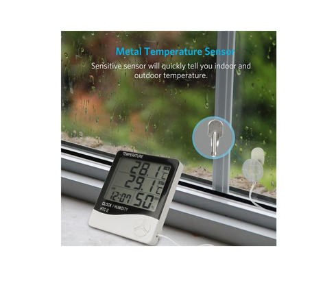 Temperature & Humidity Monitor Alarm Clock