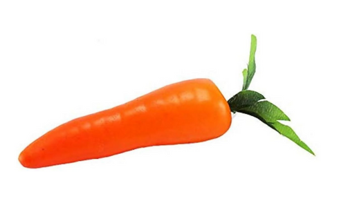 Artificial Carrots Plastic - Set of 5
