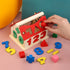 Shape Matching Building Block House for Kids