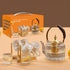 Seven Piece Glass Teapot Set