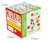 Wooden Geometric Shape Sorting Cube Box