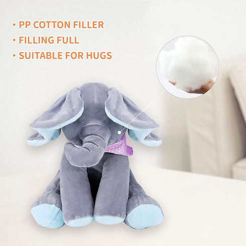 Kiddies Plush Singing Elephant with Floppy Ears Moving Electric Plush Toy