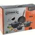 7Piece Nonstick Marble Coated Forged Aluminum Cookware Set