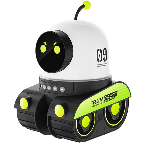 Kids Cartoon Robot Car Projection Lamp