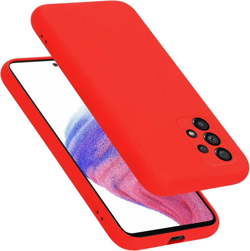 Liquid Silicone Back Case For Samsung Galaxy A23 - Red