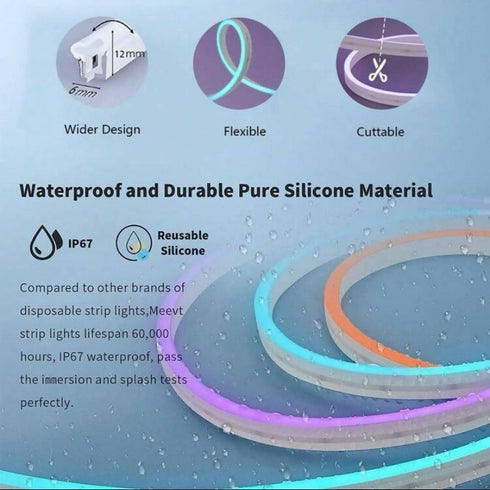 5 meters led neon rope light