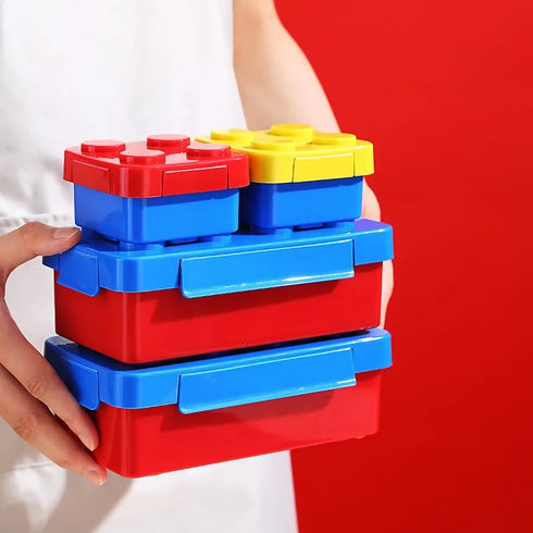 Funny Building Blocks Lunchbox
