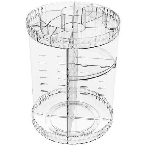 360 Degree Rotating Cosmetic Storage Box Makeup Organizer
