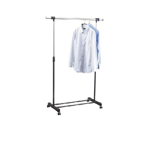 Single Pole Telescopic Clothes Rail Rack