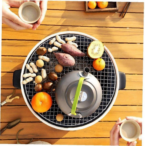 Portable Barbecue Charcoal Braai Stand for Indoor & Outdoor Cooking