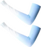 UV Sun Protection Cooling Arm Sleeves - Blue, White