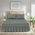 Frilled Valance Fitted Sheet-Easybed sheet Set polyster - 5 Piece