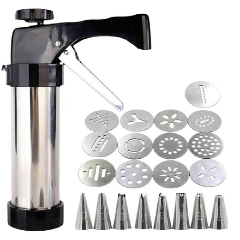Stainless Steel Cake Cream Decorating Gun Set