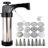 Stainless Steel Cake Cream Decorating Gun Set