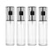 Oil & Vinegar Glass Spray Bottle (100ml) Set of 4 - Silver