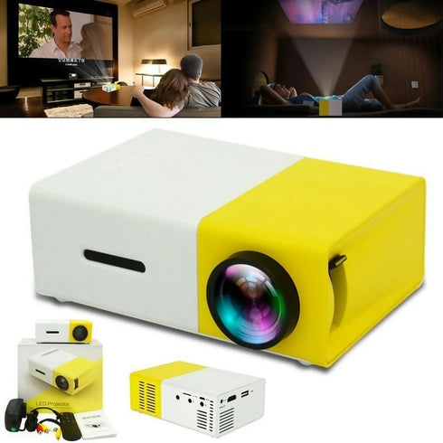 Mini LED HD Projector Support Portable Office Home Cinema