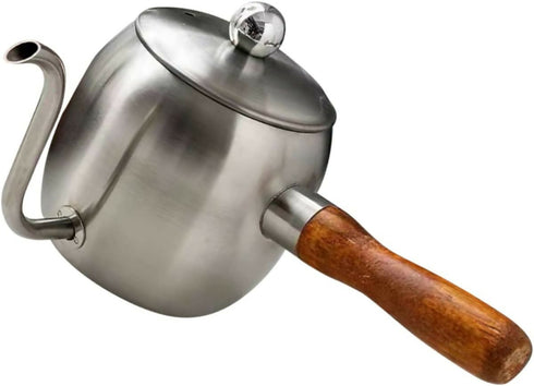 Coffee Pot with Wooden Handle