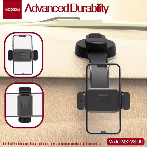 Moxom MX-VS109 360 Rotation Dashboard Phone Holder Black.
