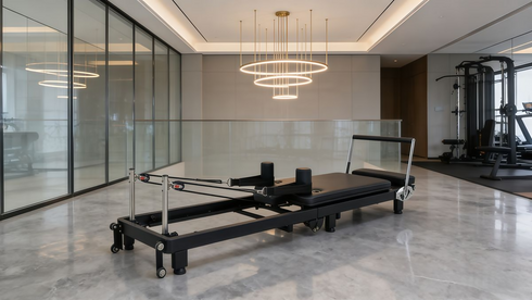 Easy Folding Portable Pilates Reformer - Core Yoga Bed - Home Fitness