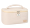 Cosmetic Makeup Travel Toiletry Storage Bag - Cream white