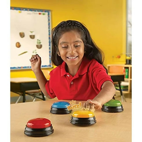 Set Of 4 Lights And Sounds Answer Buzzer