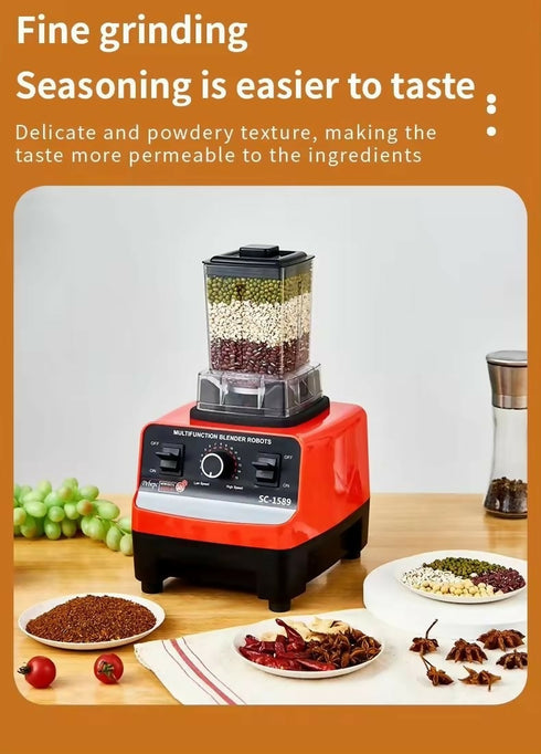 2 In 1 Multi-Functional Commercial Smoothie Juicer Mixer Electric Blender