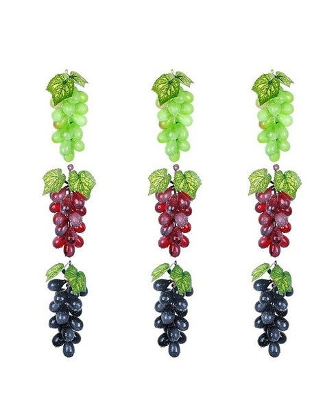 9 Pack Decoration Artificial Grapes
