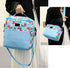 Floral Insulated Lunch Bag with Shoulder Strap