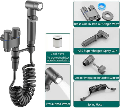 Stainless steel toilet bidet spray gun series CY7917030