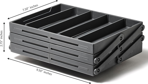 Smart Drawer Organizer, Multi-Level Jewelry and Cosmetics Storage