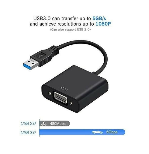 Usb to VGA Driverless Cable