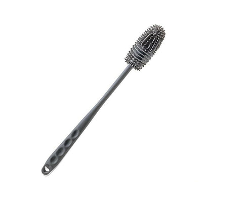 Flexible Silicone Cup Scrubber Cleaning Brush - Grey