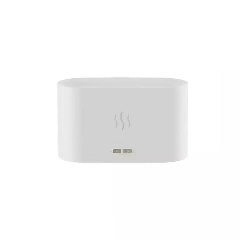3D Flame Aroma Diffuser USB Air Humidifier - White