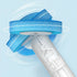 Disposable Toilet Brush with Holder, White