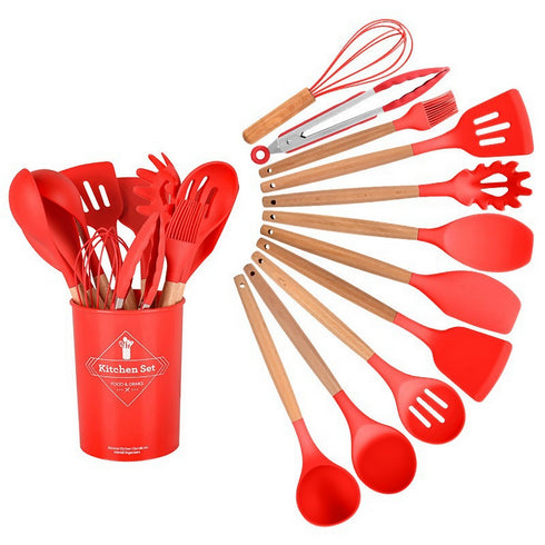 silicone utensil set