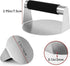 Round Burger Smasher with Silicone Handle