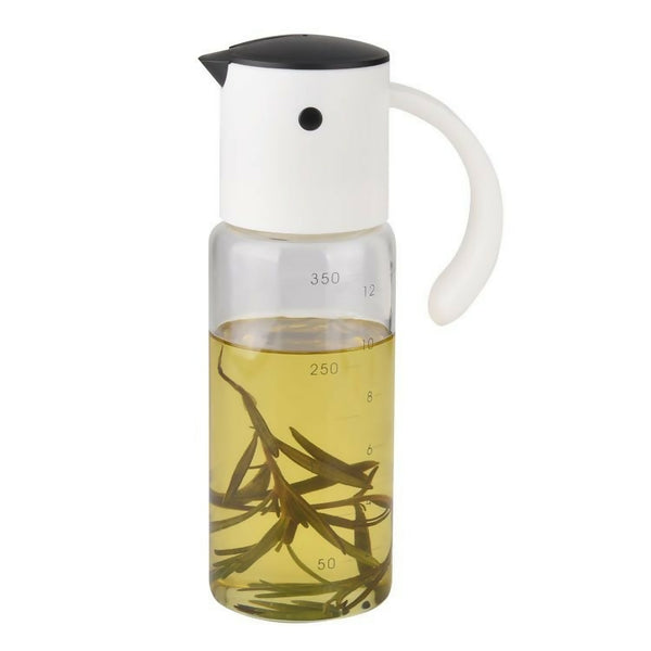 Automatic Lid Opening Transparent Oil Bottle