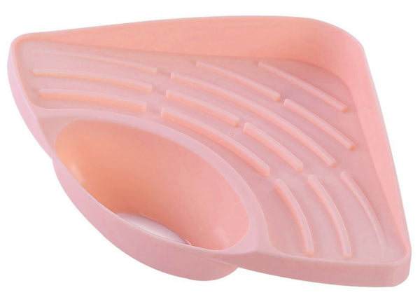 Kitchen Sink Triangle Corner Shelf -Pink