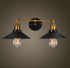 Modern Loft Industrial Metal Double Heads Rustic Sconce Wall Light
