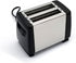 Electric 2 Slice Stainless Steel Pop up Bread Toaster.