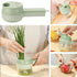 USB Rechargeable Electric Vegetable Cutter 4 In 1