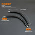 Flexible Drill Bit Extension, Black, Screwdriver Bit Holder, Bendable Shaft for Hard-to-Reach Areas