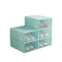 6-Piece Berry Color Shoe Box, Transparent Plastic Shoe Storage Box X6
