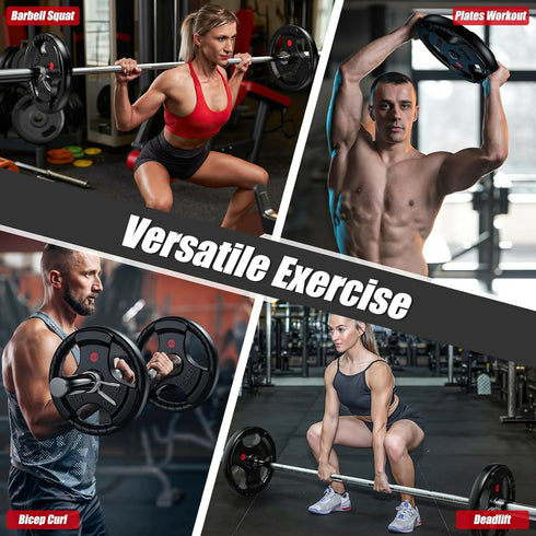 Barbell Plates - Light Weights for Home Gym Use