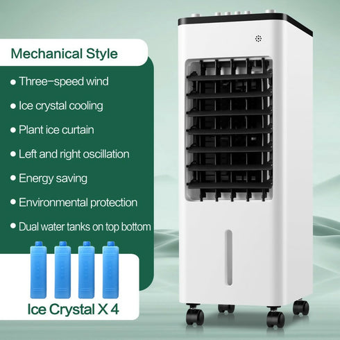 Electric Mini Air Conditioner Standing Design with 3 Speed Fans for Household and Hotel Use