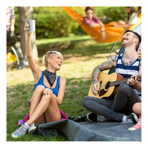 Stainless Steel Hip Flask Flagon Whiskey Wine Pot